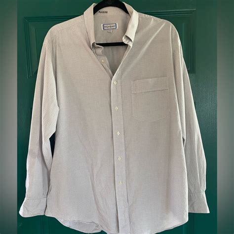 vintage ysl shirt mens|yves st laurent men's shirt.